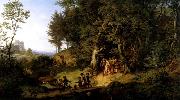 Bridal Procession in a Spring Landscape